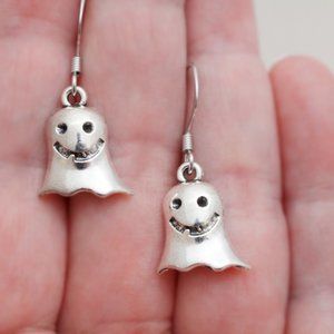 Ghost Halloween Charm Earrings